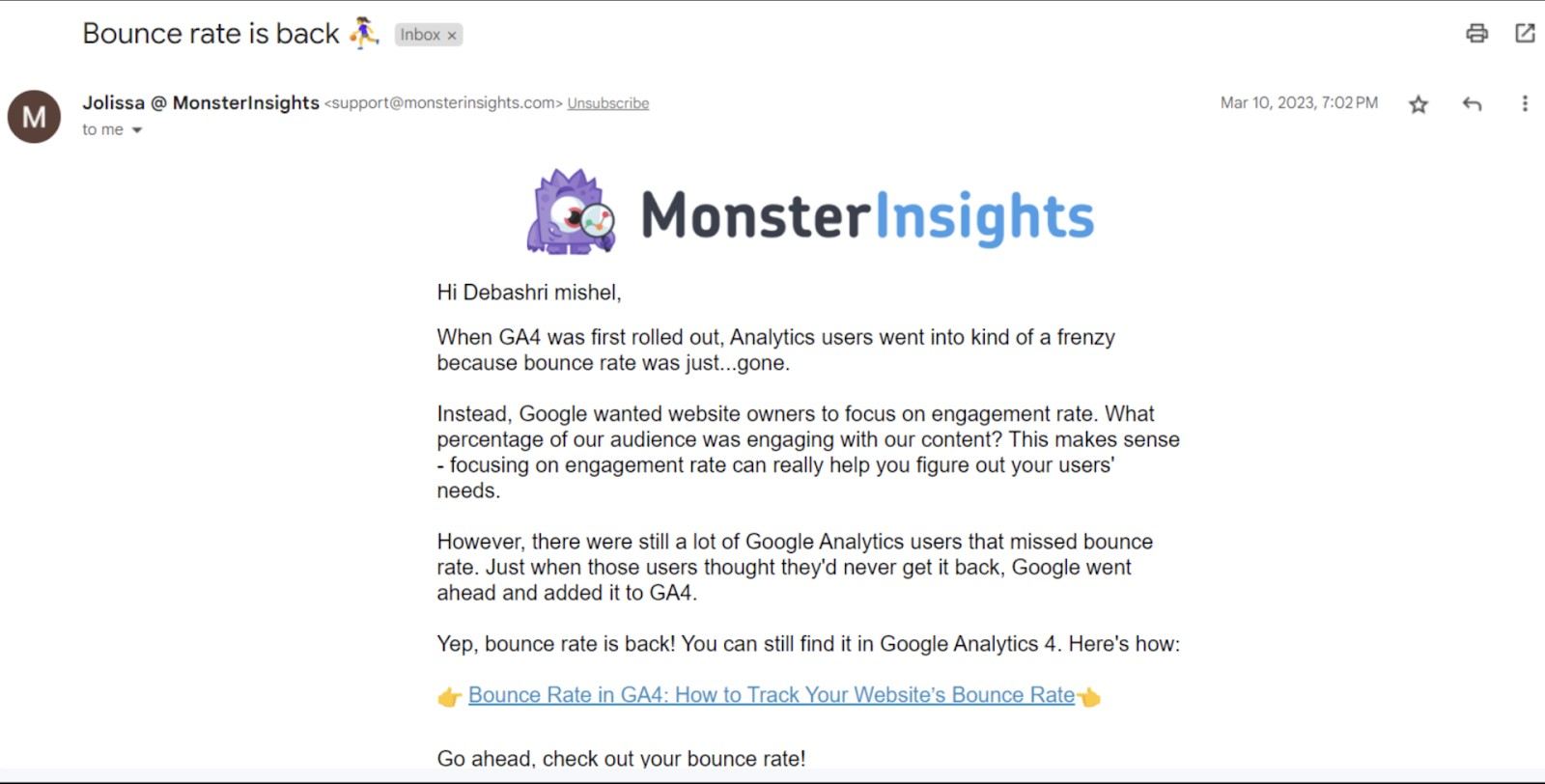 MonsterInsights